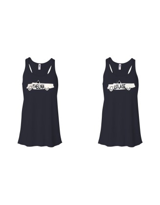 Thelma and Louise Flowy Tank Set