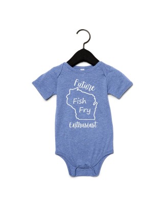 Future Fish Fry Enthusiast Wisconsin Onesie