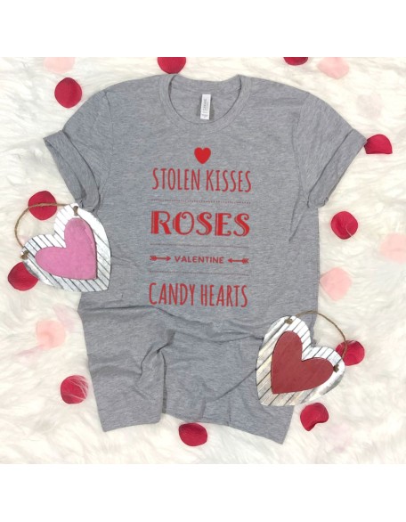 Stolen Kisses Valentine's Day Gift Shirt