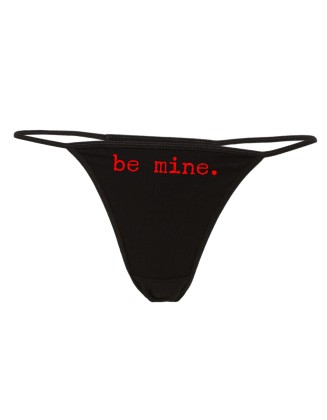 Be Mine Valentine's Day Thong