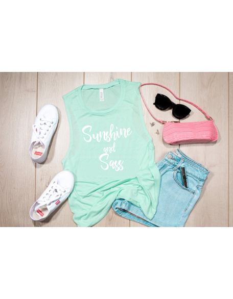 Sunshine and Sass Muscle Tank