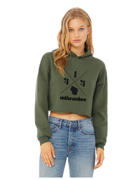 Milwaukee 414 Cropped Hoodie