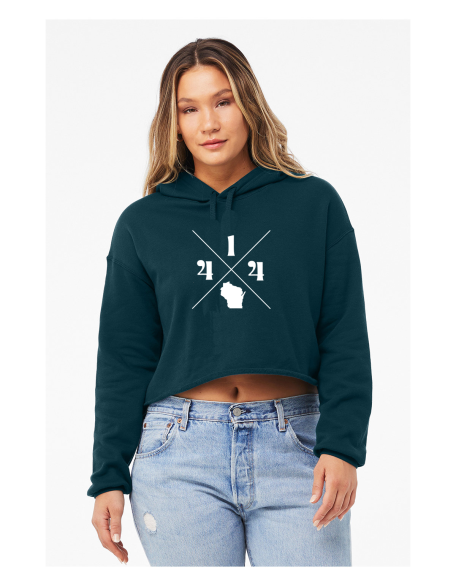 Milwaukee 414 Cropped Hoodie