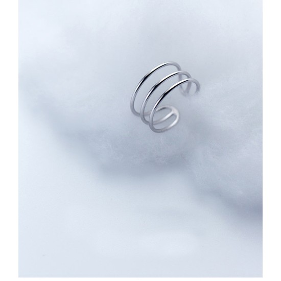 sterling silver three layer ring