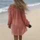 off the shoulder bikini cover up