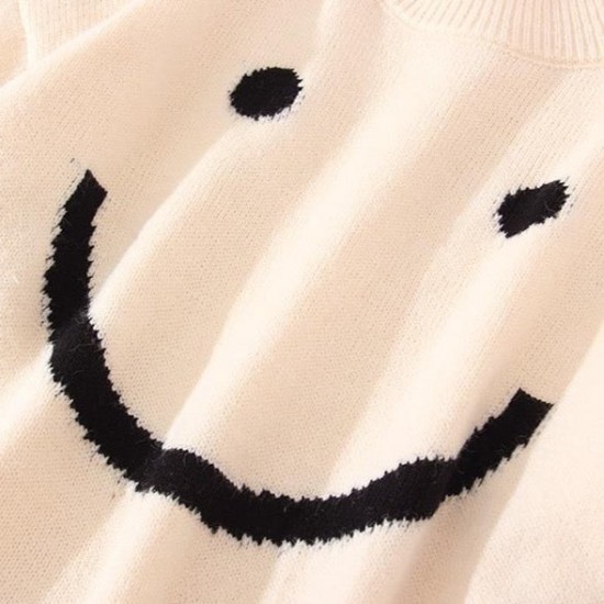 all smiles oversized sweater