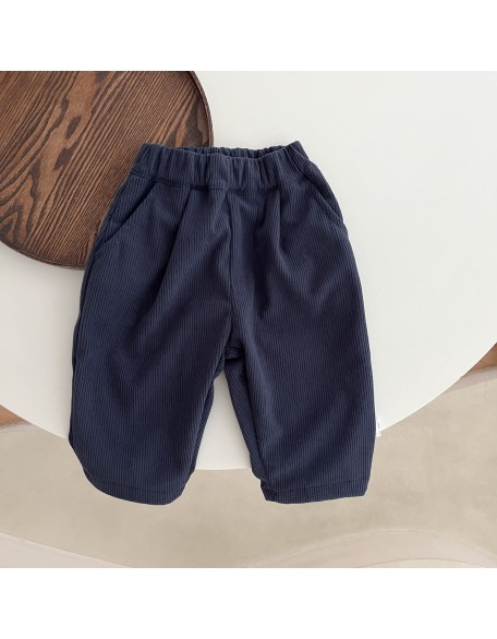 Baby pants autumn and winter boys retro corduroy thick pants autumn boys casual  pants 